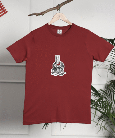 Peace of Death Printed Design T-Shirt