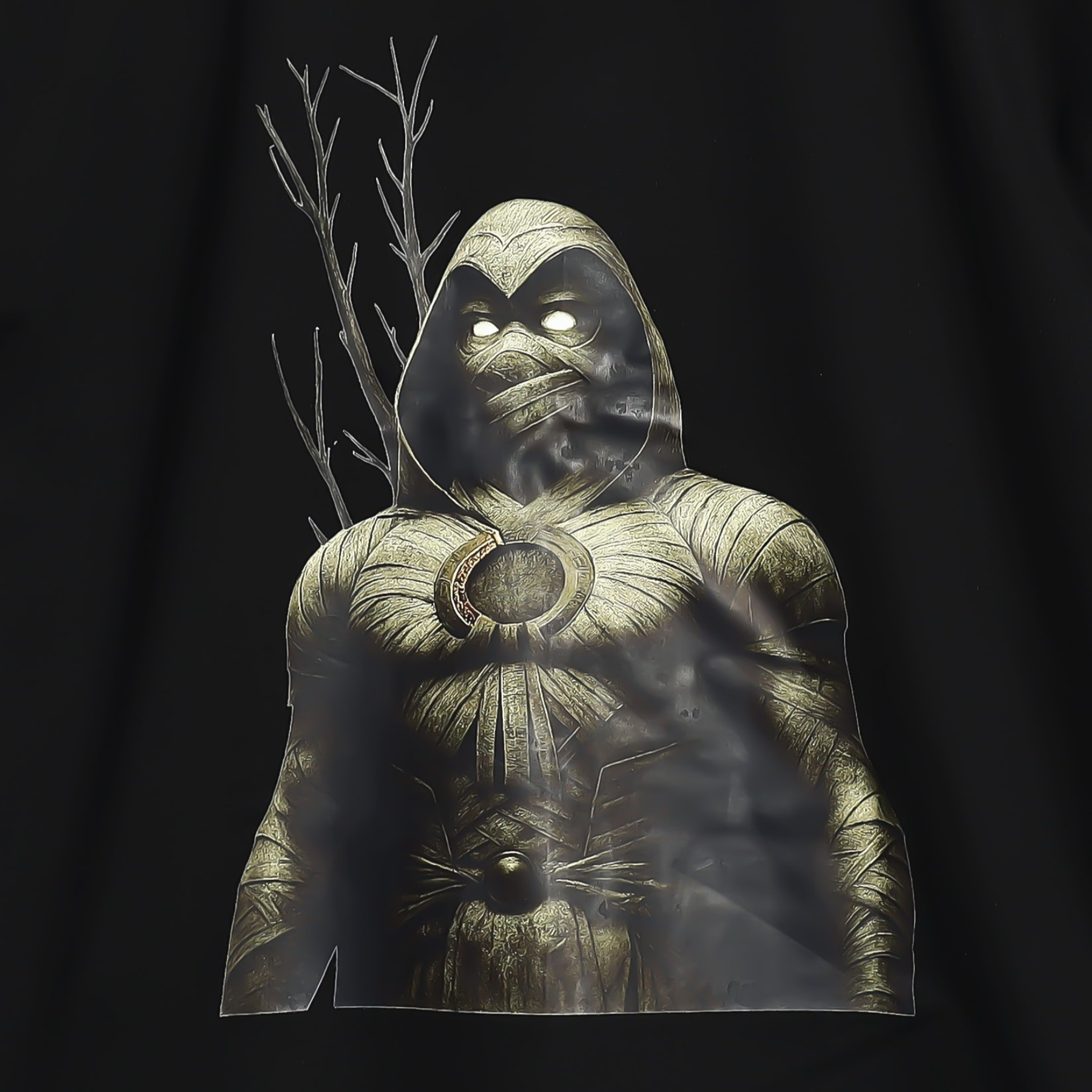 Moon knight Printed Design Oversized T-Shirt - Image 3