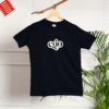 Ego Printed Design Cotton T-Shirt - Navy Blue