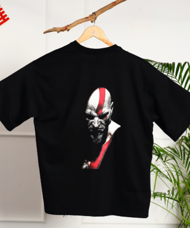 Kratos Printed Design Oversized T-Shirt