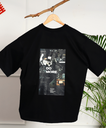 Do More Printed Design Oversized T-Shirt