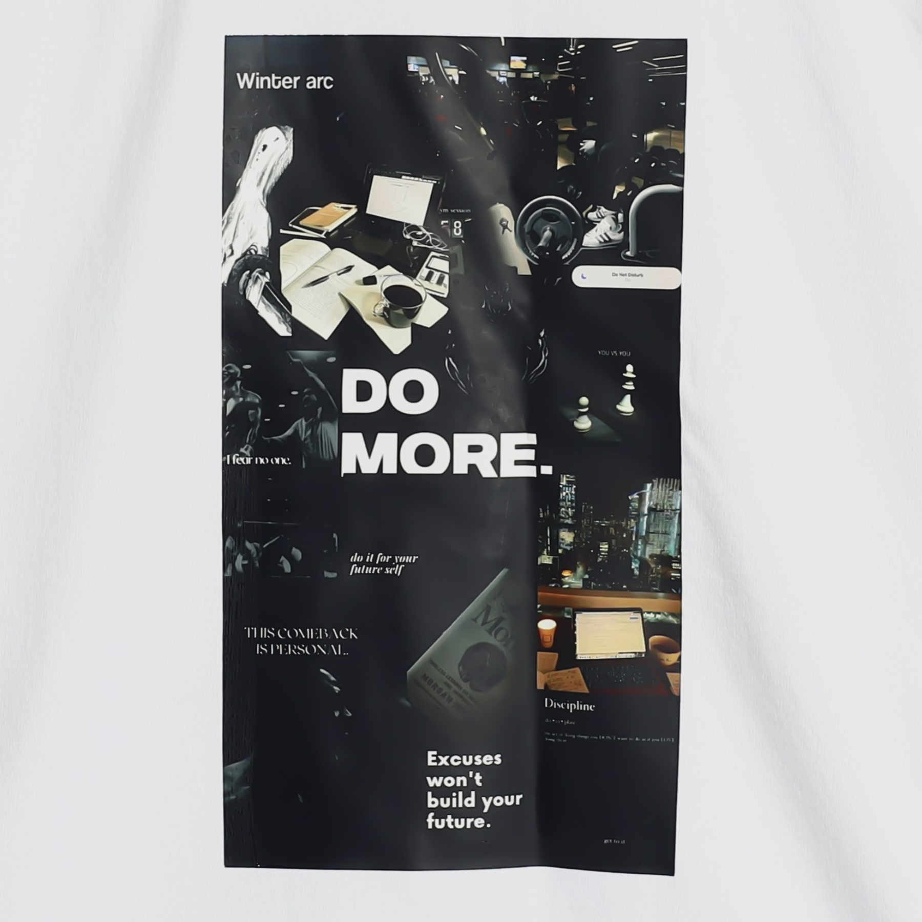 Do More Printed Design Oversized T-Shirt - Image 5