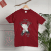 Mind Your Existence Design T-Shirt - Maroon