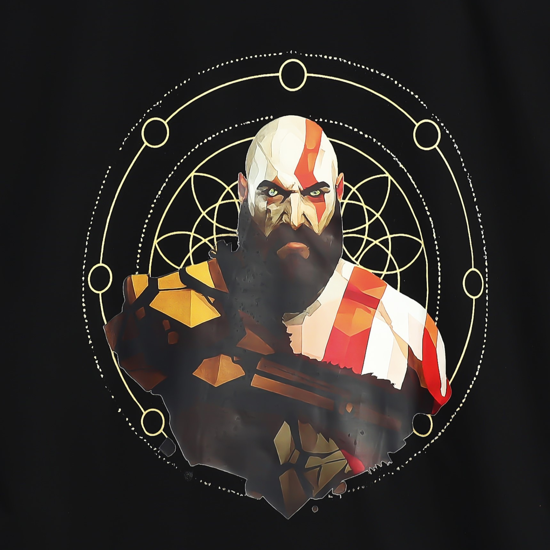 God of War Ragnarok Printed Design Oversized T-Shirt - Image 3