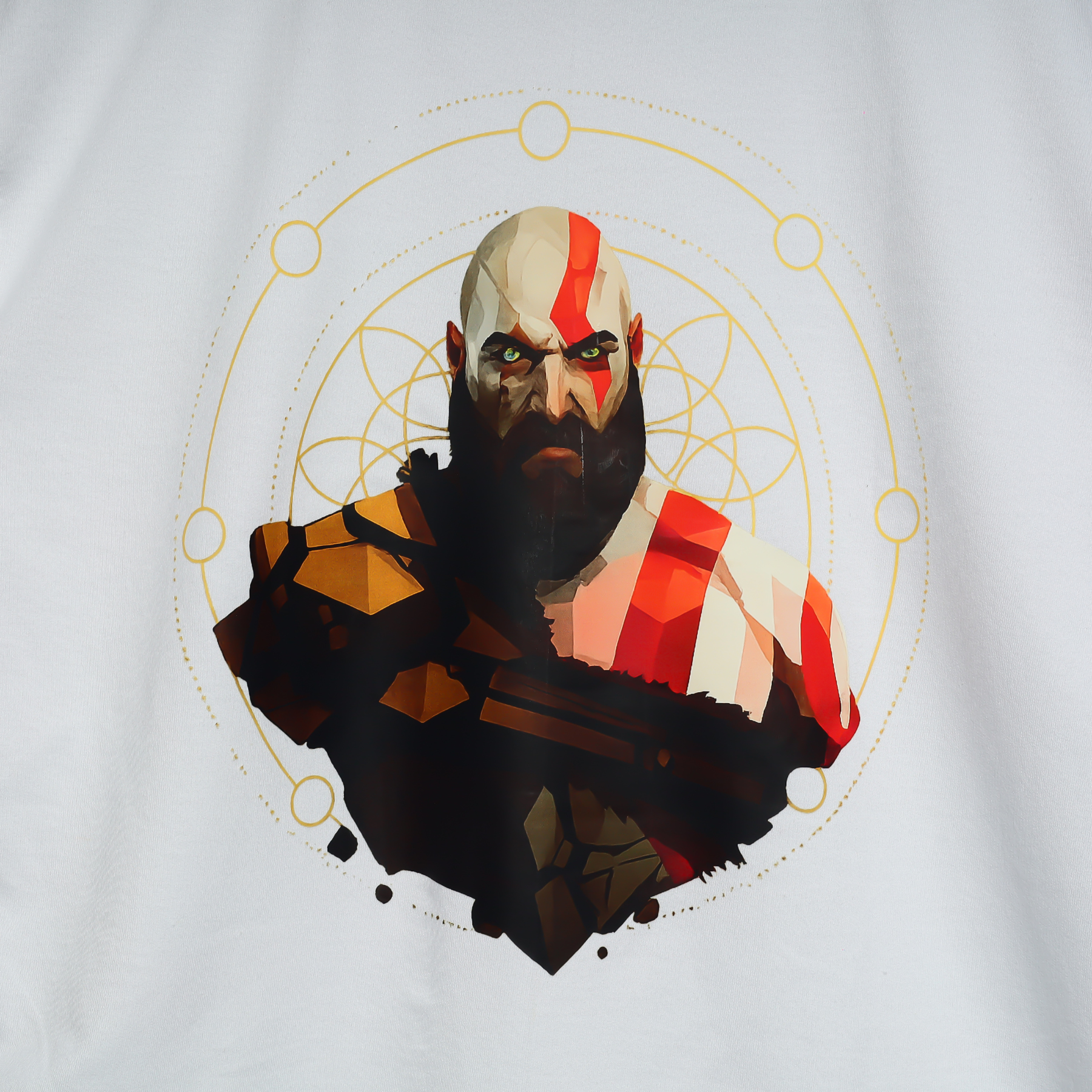 God of War Ragnarok Printed Design Oversized T-Shirt - Image 6