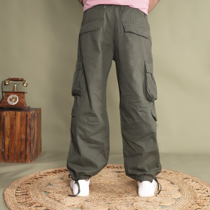 Men’s Baggy Regular Fit Cargo Pants - Image 2