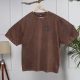 Acid Wash Oversized T-Shirt – Dark Brown